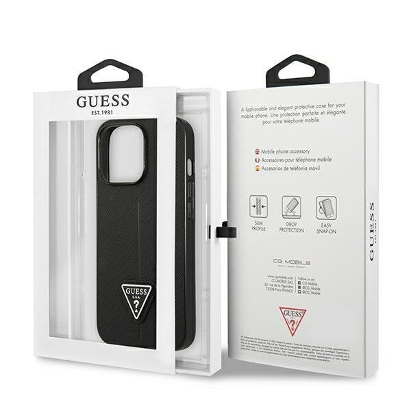 Кейс Guess GUHCP14LPSATLK за iPhone 14 Pro 6.1’