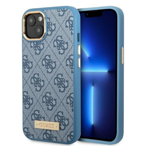 Кейс Guess GUHMP13MU4GPRB за iPhone 13 6.1’ син