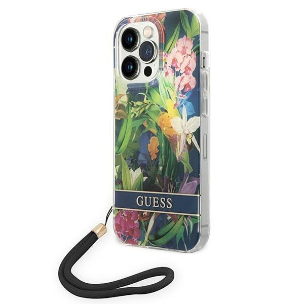 Кейс Guess GUOHCP14LHFLSB за iPhone 14 Pro 6.1’