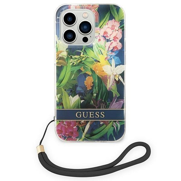 Кейс Guess GUOHCP14LHFLSB за iPhone 14 Pro 6.1’