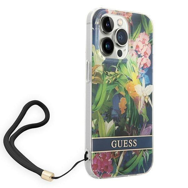 Кейс Guess GUOHCP14LHFLSB за iPhone 14 Pro 6.1’