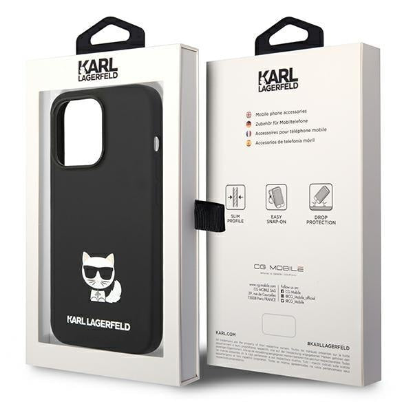 Кейс Karl Lagerfeld KLHCP14LSLCTBK за iPhone 14 Pro