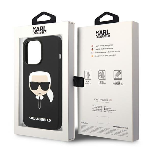 Кейс Karl Lagerfeld KLHCP14LSLKHBK за iPhone 14 Pro