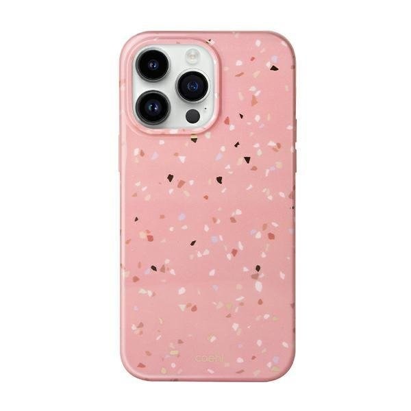 Кейс Uniq Coehl Terrazzo за iPhone 14 Pro 6.1’ розов / корал