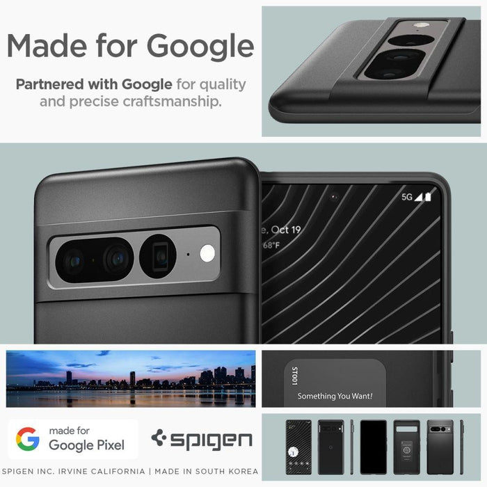 Кейс Spigen Thin Fit за Google Pixel 7 Pro черен