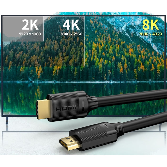 Кабел Choetech XHH - TP20 HDMI 2.1 (8K 60Hz 48Gbps