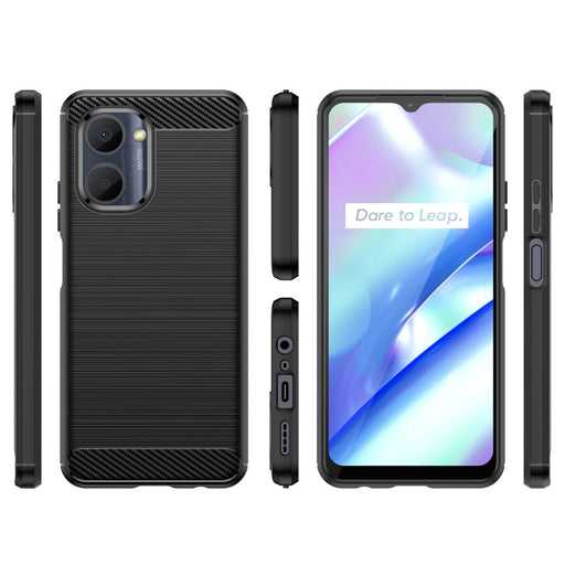 Кейс HQWear Carbon Case за Realme C33 черен