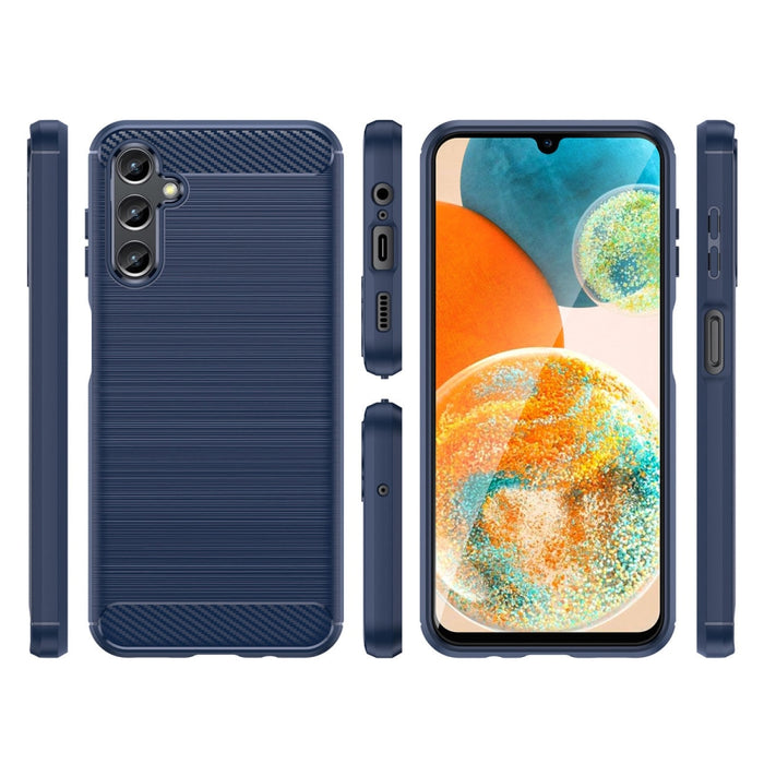 Кейс HQWear Carbon Case за Samsung Galaxy A14 5G син