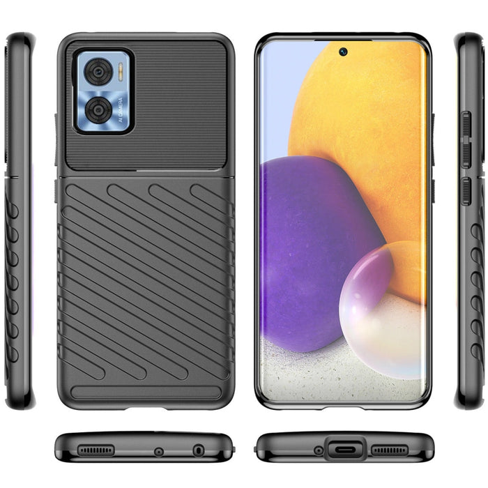 Кейс HQWear Thunder Case за Motorola Moto E22 / E22i черен