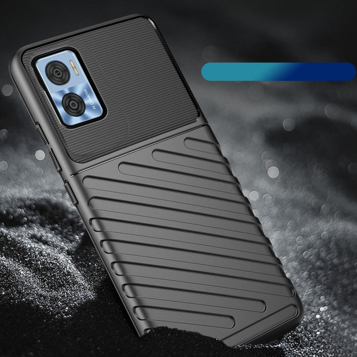 Кейс HQWear Thunder Case за Motorola Moto E22 / E22i черен