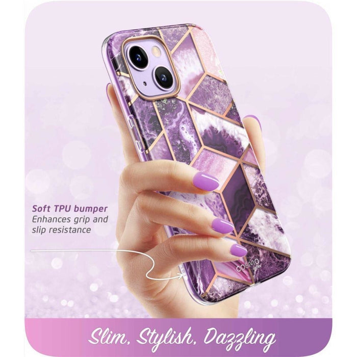 Кейс Supcase Cosmo за iPhone 13 / 14 MARBLE PURPLE