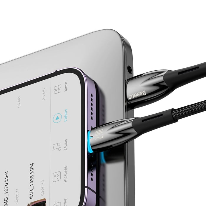 Кабел Baseus Glimmer Series USB - C към Lightning