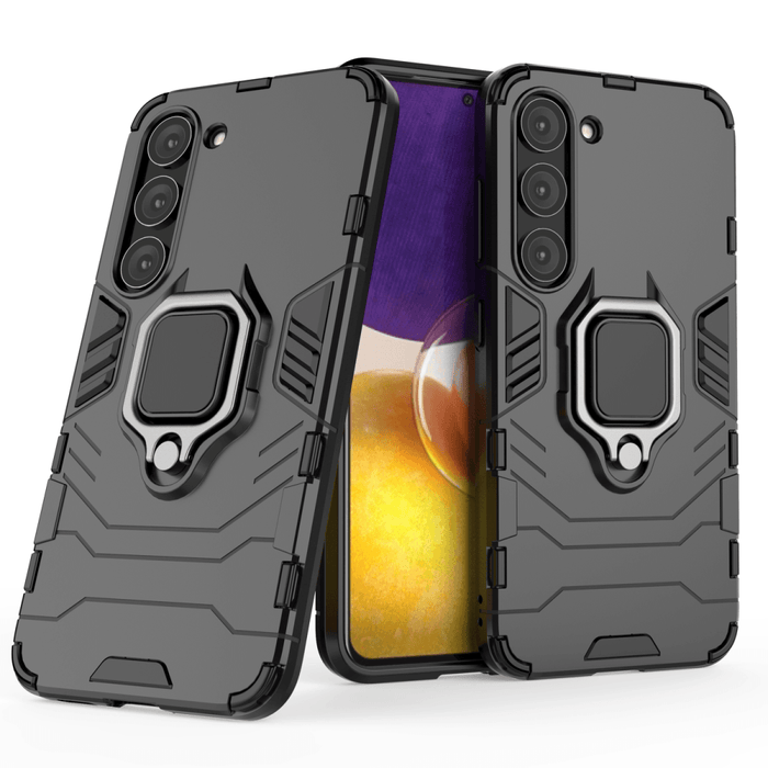 Кейс HQWear Ring Armor Case за Samsung Galaxy S23 черен