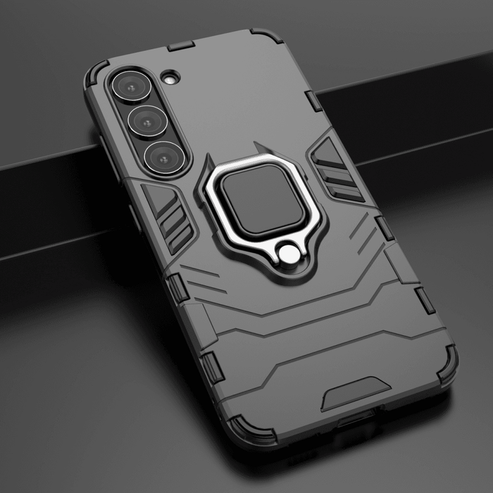 Кейс HQWear Ring Armor Case за Samsung Galaxy S23 черен