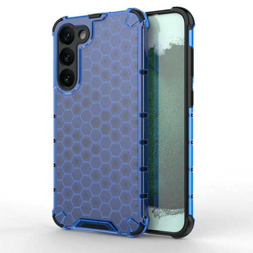 Кейс HQWear Honeycomb за Samsung Galaxy S23 Plus син