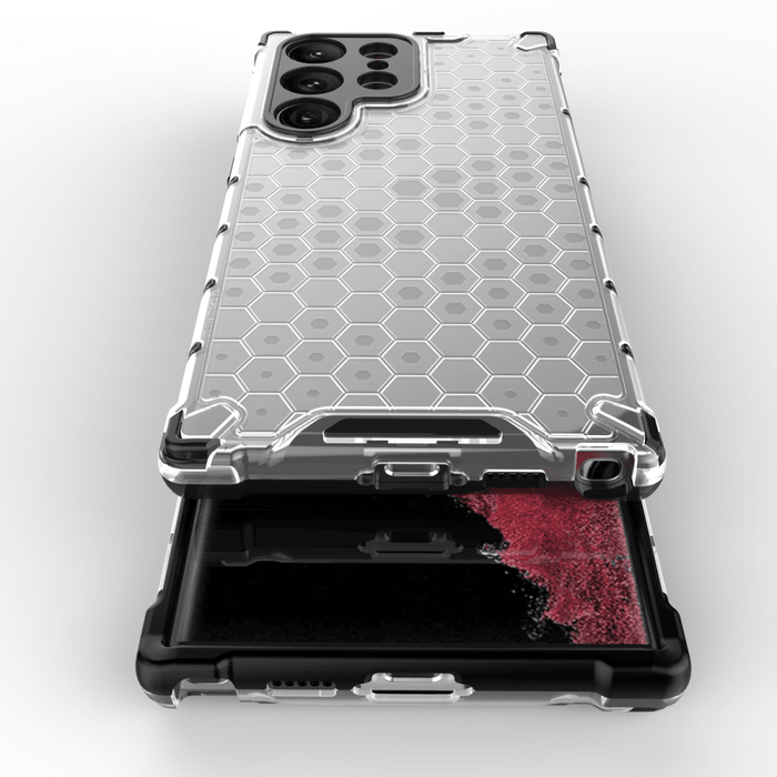 Кейс HQWear Honeycomb за Samsung Galaxy S23 Ultra черен