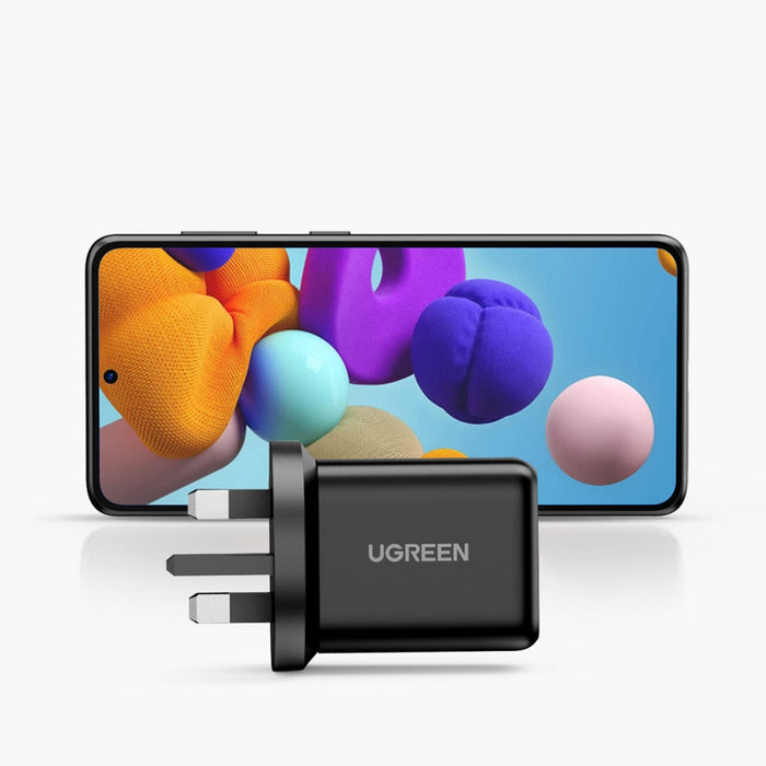 Адаптер Ugreen UK USB - A QC3.0 18W черен (CD122)