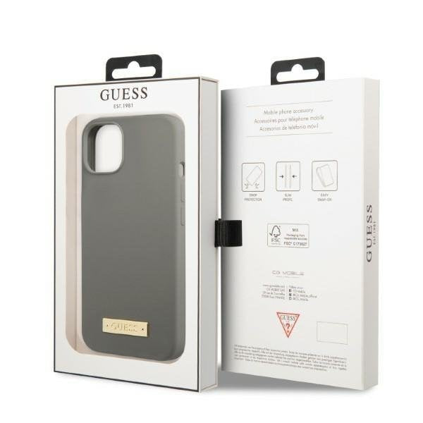 Кейс Guess GUHMP13MSPLG за iPhone 13 6.1’ сив