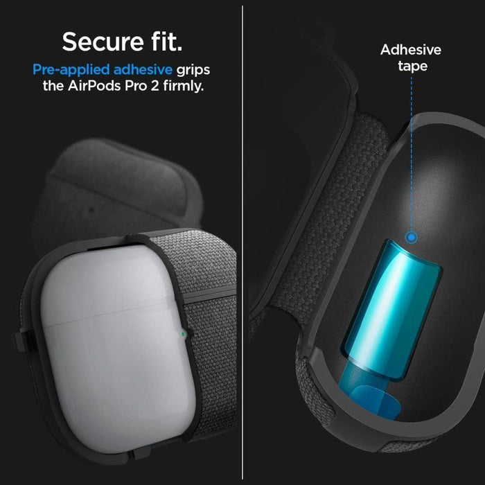 Кейс Spigen Urban Fit за Apple AirPods Pro 1/2 черен