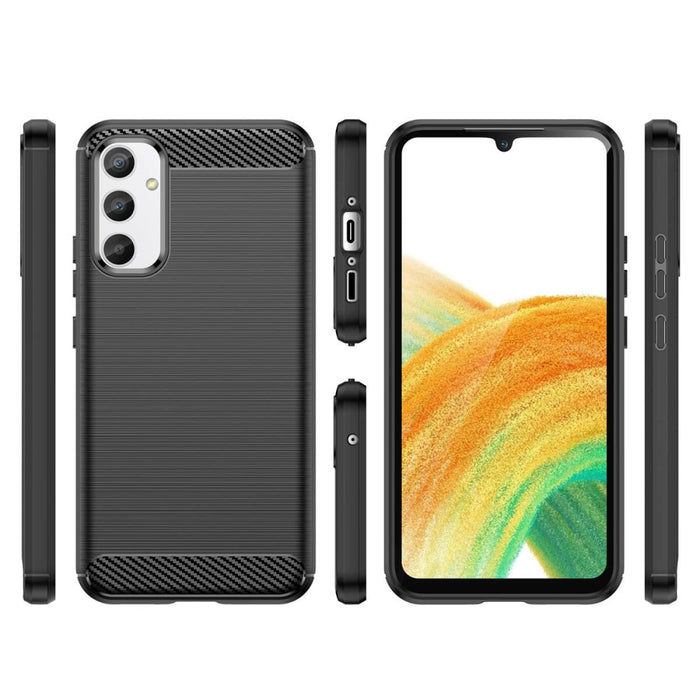 Кейс HQWear Carbon Case за Samsung Galaxy A34 5G син