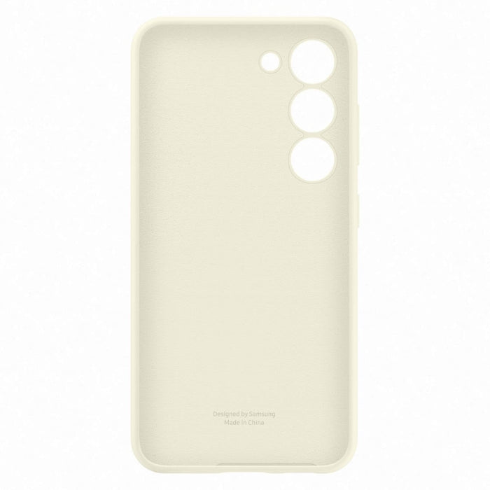 Кейс Samsung Silicone Cover за Galaxy S23 бял (EF