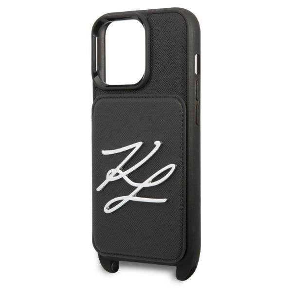 Кейс Karl Lagerfeld KLHCP13LSAKLCK за iPhone 13 Pro