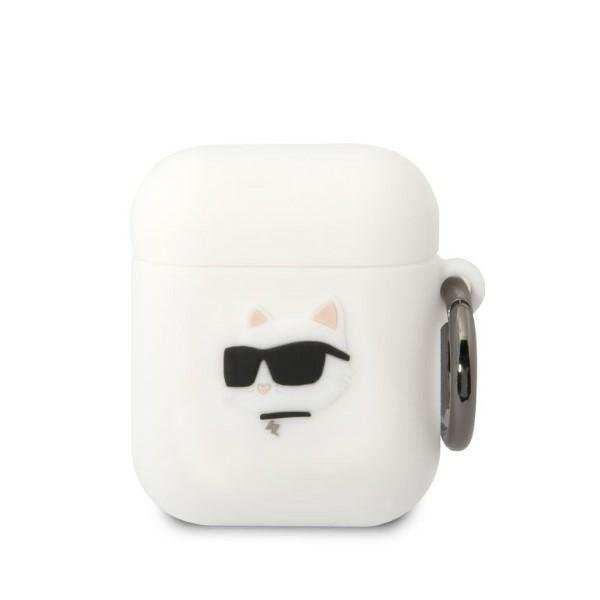 Кейс Karl Lagerfeld KLA2RUNCHH за AirPods 1/2 бял