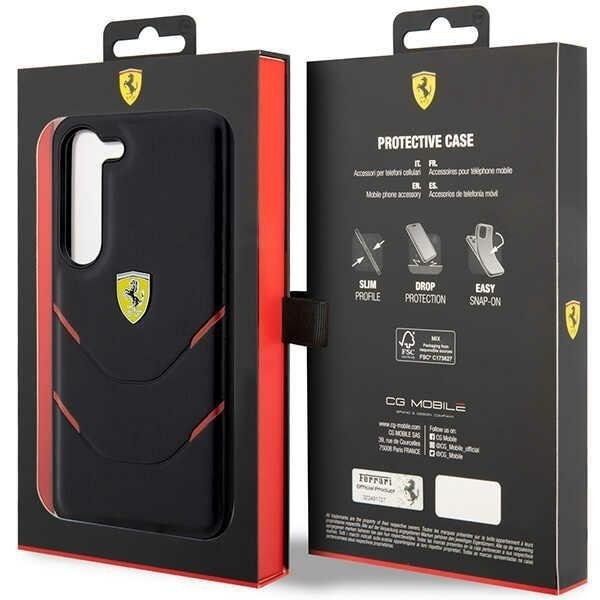 Кейс Ferrari FEHCS23SPBAK за Samsung Galaxy S23 S911