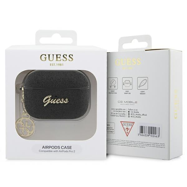 Кейс Guess GUAP2GLGSHK за AirPods Pro 2 черен