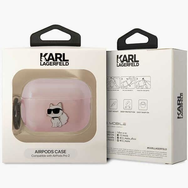 Кейс Karl Lagerfeld KLAP2HNCHTCP за AirPods Pro 2