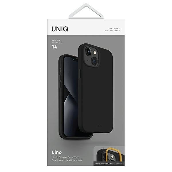 Кейс Uniq Lino за iPhone 14 6.1’ черен