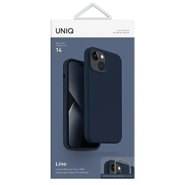 Кейс Uniq Lino за iPhone 14 6.1’ тъмносин