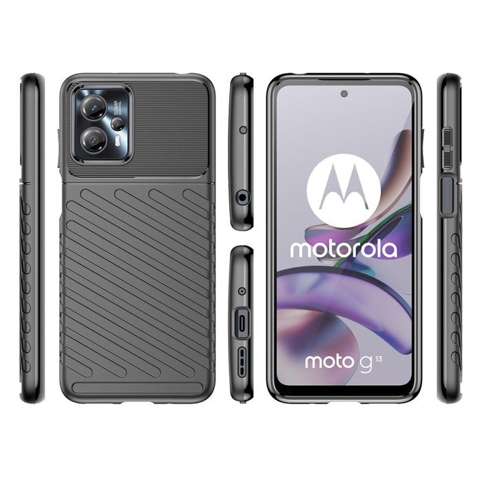 Кейс HQWear Thunder Case за Motorola Moto G13 черен