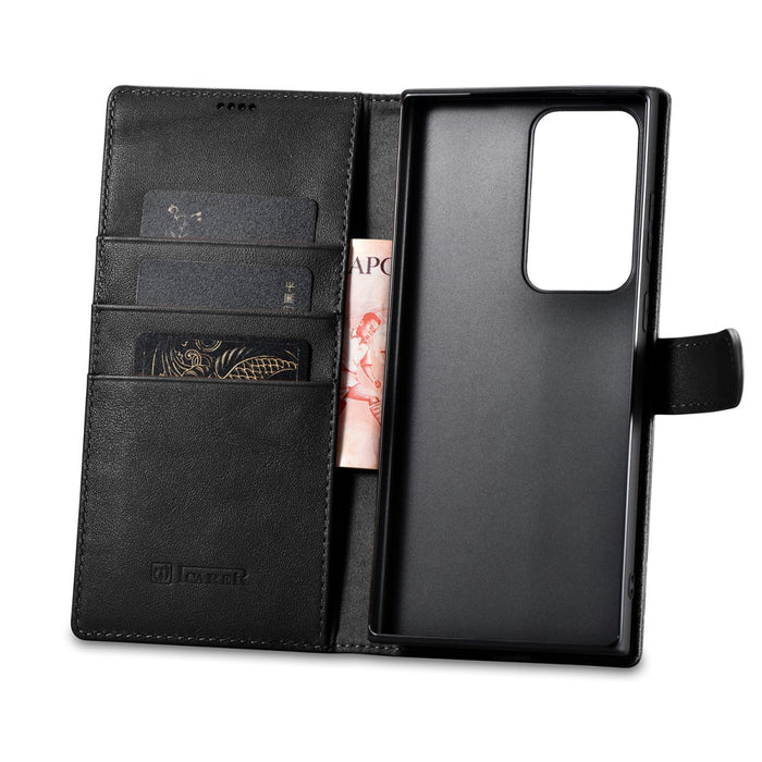 Кожен калъф iCarer Wallet Case за Samsung