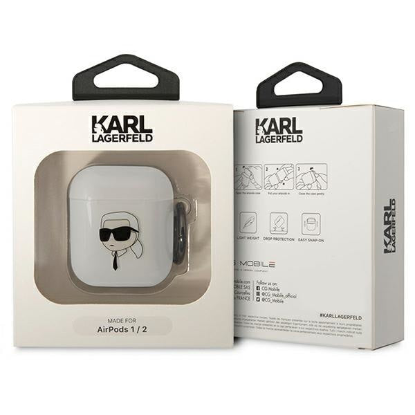 Кейс Karl Lagerfeld KLA2HNIKTCT за AirPods 1/2