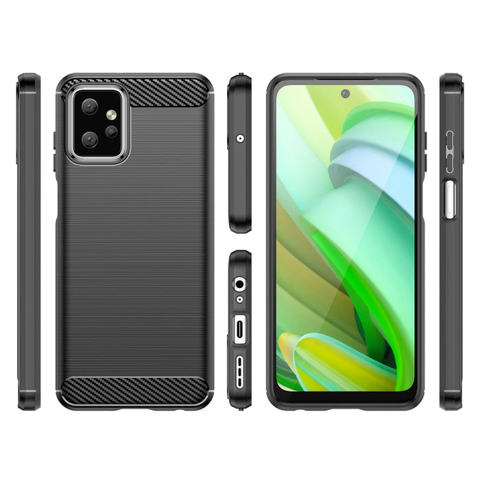 Кейс HQWear Carbon Case за Motorola Moto G Power 2023 черен