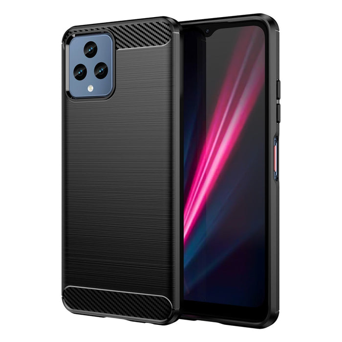 Кейс HQWear Carbon Case за T - Mobile Revvl 6 5G черен