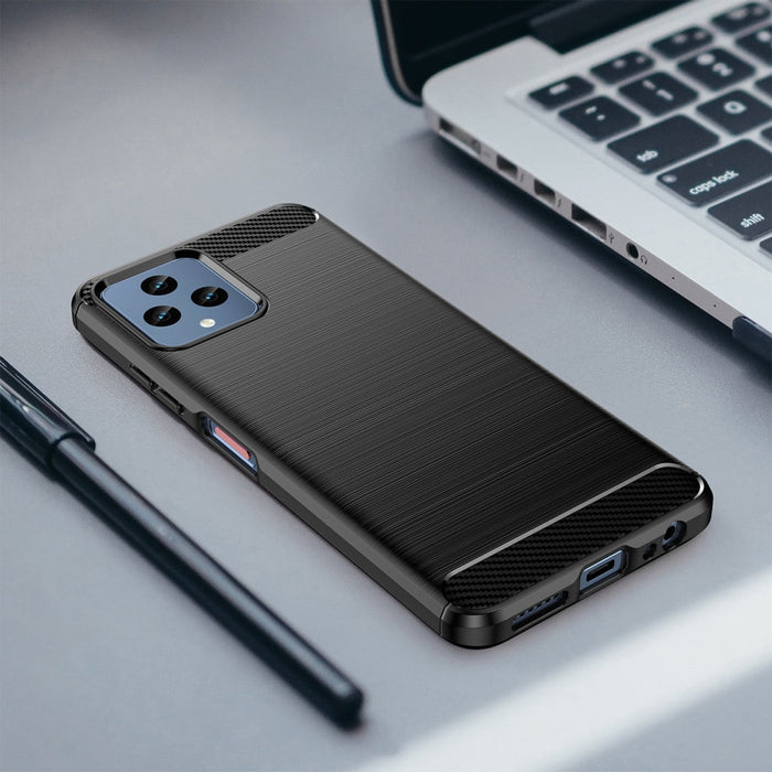 Кейс HQWear Carbon Case за T - Mobile Revvl 6 5G черен