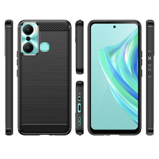 Кейс HQWear Carbon Case за Infinix Hot 20 Play черен