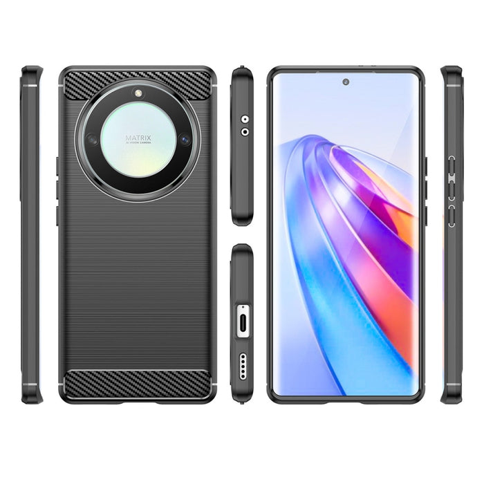 Кейс HQWear Carbon Case за Honor Magic5 Lite / X40 X9a черен