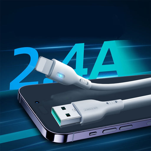 Кабел Joyroom S - UL012A13 USB към Lightning 2.4A 2m бял