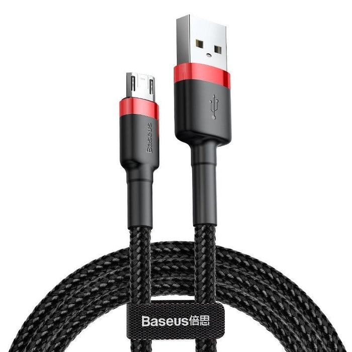 Кабел Baseus Cafule Micro USB 1.5A 2m червено - черен