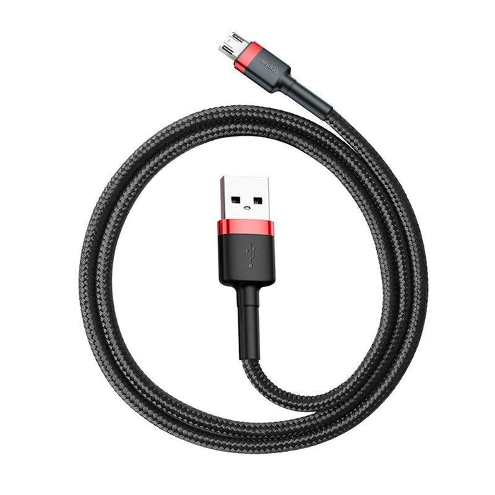 Кабел Baseus Cafule Micro USB 1.5A 2m червено - черен