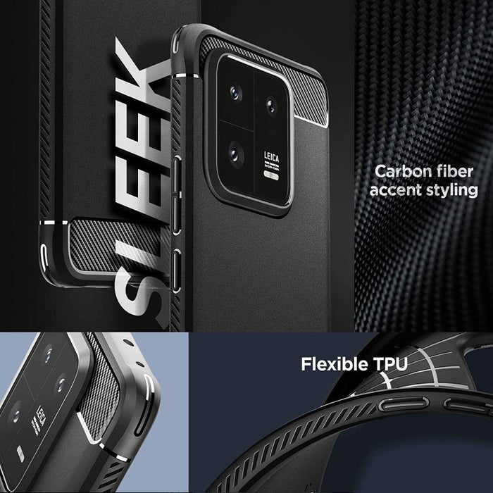 Кейс Spigen Rugged Armor за Xiaomi 13 Pro матово черен