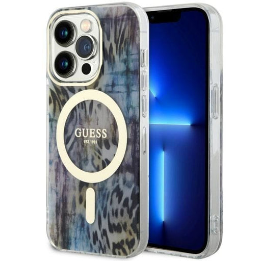 Кейс Guess GUHMP14LHLEOPWB за iPhone 14 Pro 6.1’