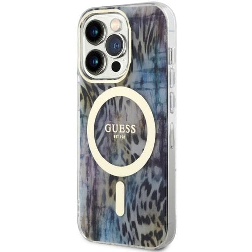 Кейс Guess GUHMP14LHLEOPWB за iPhone 14 Pro 6.1’