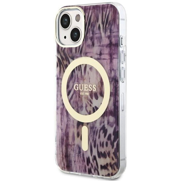 Кейс Guess GUHMP14SHLEOPWP за iPhone 14 6.1’