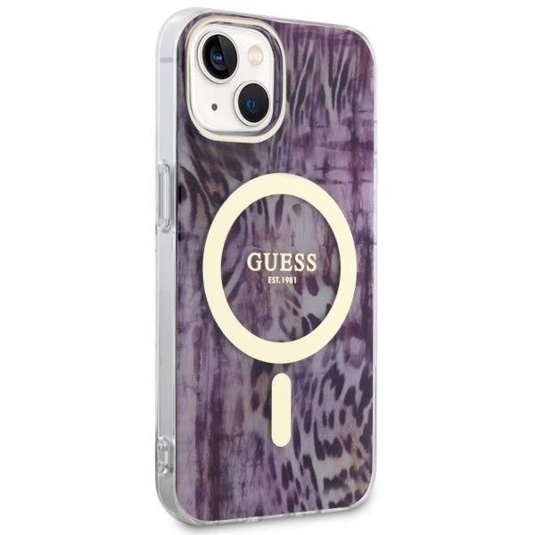 Кейс Guess GUHMP14SHLEOPWP за iPhone 14 6.1’