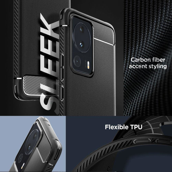 Кейс Spigen Rugged Armor за Xiaomi 13 Lite матово черен