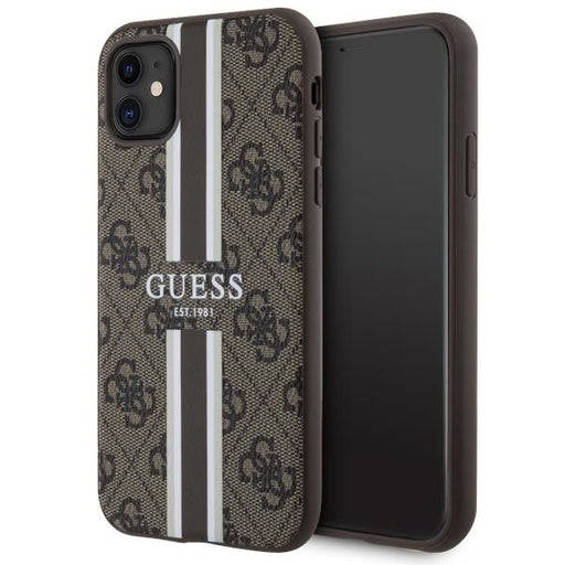 Кейс Guess GUHMN61P4RPSW за iPhone 11 / Xr кафяв